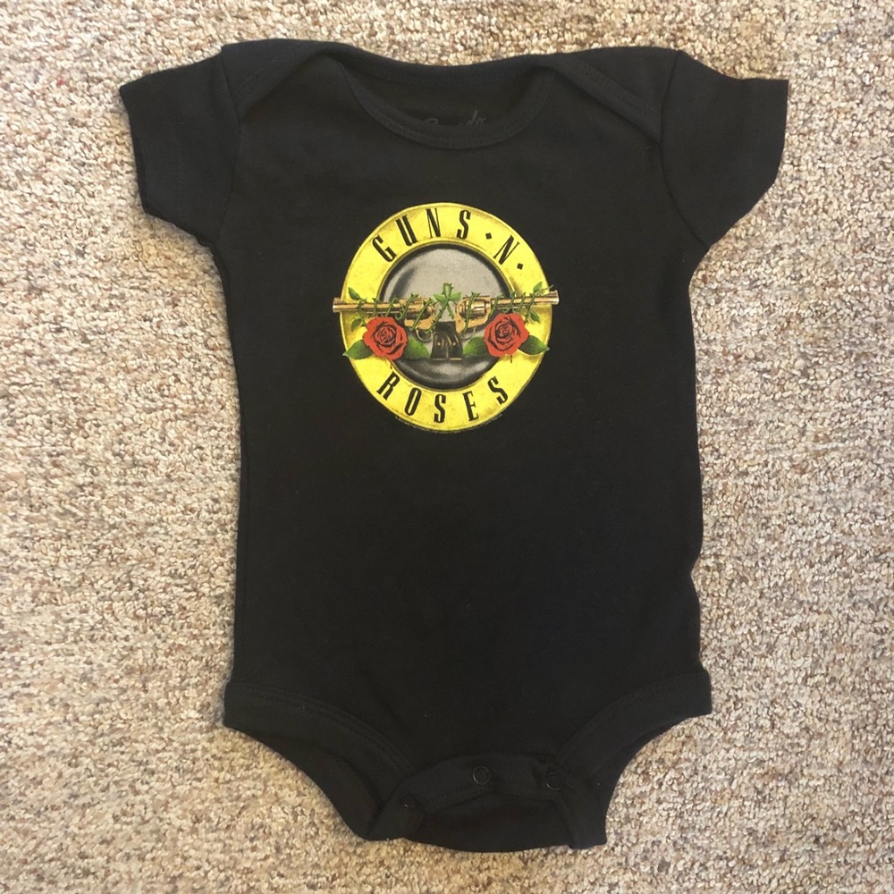 Guns N Roses infant onesie